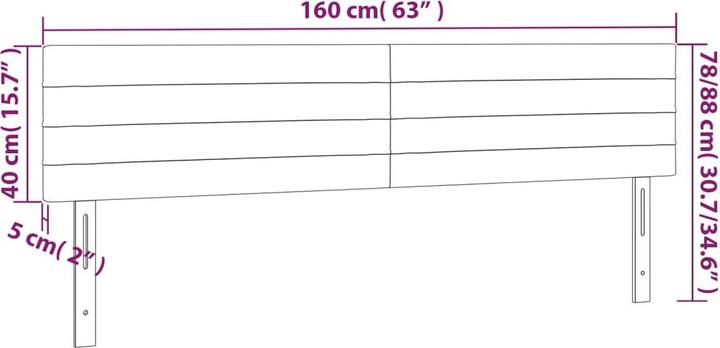 Image du produit VidaXL Daria (160 x 5 x 88 cm)