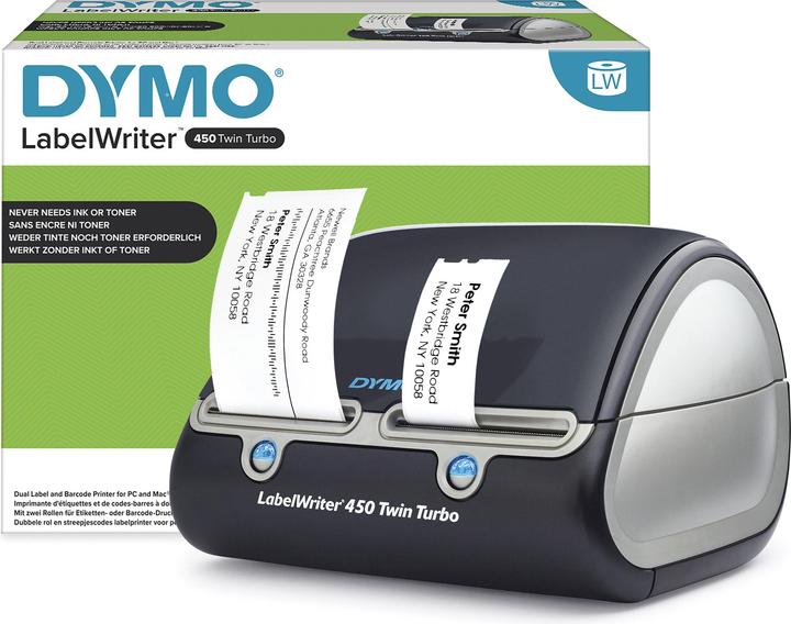 Image du produit Dymo Machine à écrire les étiquettes 450 Twin Turbo (300 dpi)