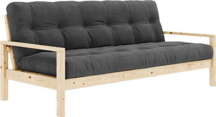 101 Clear Lacquered Pine / 511 Charcoal