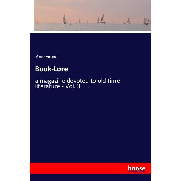 Book-Lore, Belletristik von Anonym