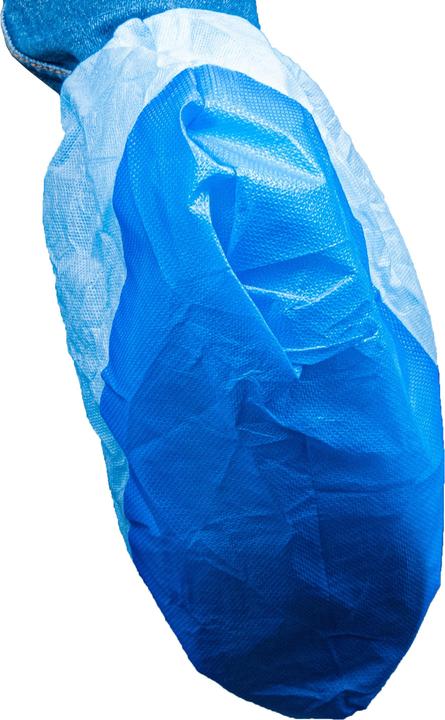 Produktbild Top Swede PP-Überschuhe, 35 g/qm, rutschfeste Sohle, hoch, blau, extra gross, CE CAT.I, VE: 300 Stück (Überziehschuhe)
