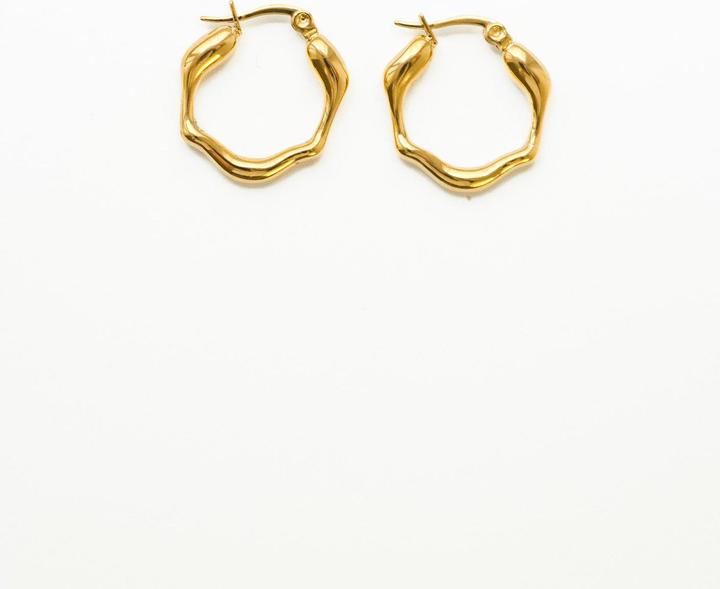 Immagine prodotto Tara Style Anello Masha incrociato - Anello da dito (impermeabile) (Twisted) (100% resistente all'acqua in acciaio inossidabile placcato oro rosa 18 carati)