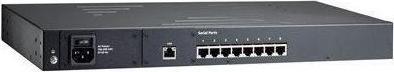 Actual product image Moxa NPORT 5630-8 - 8-port RS-422485 rackmount device server with RJ45 connections and 100 to 240 VAC