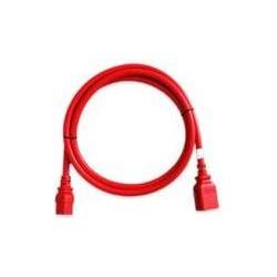 Thumbnail - Raritan C14/C13, 16 AWG, 2 m Red C14 coupler C13 coupler, Notebook Security, Rot