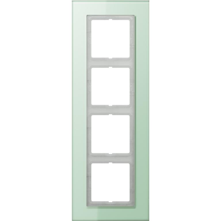 Thumbnail - JUNG, Zubehör Schalterprogramm, Einbaurahmen 4f tra mt LS / LS PLUS Glas LSP984GLAS