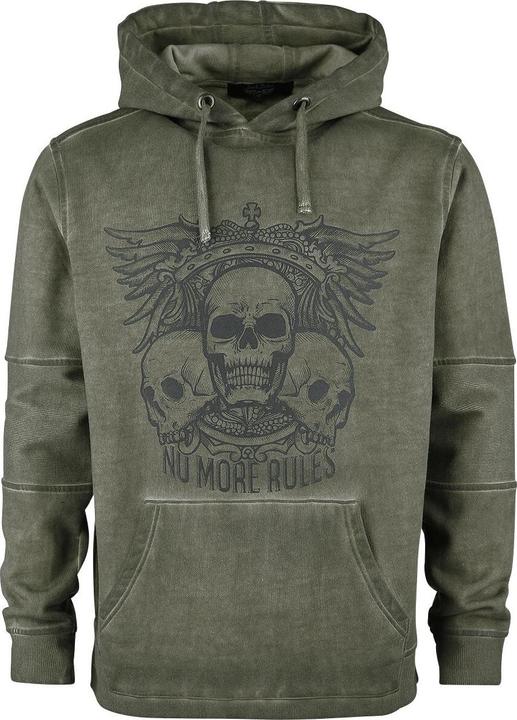 Produktbild Rock Rebel by EMP Kapuzenpullover mit Prints (L)