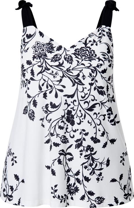 Produktbild Miamoda Top, A-Linie, Mesh, florales Muster, Binde-Träger (54)