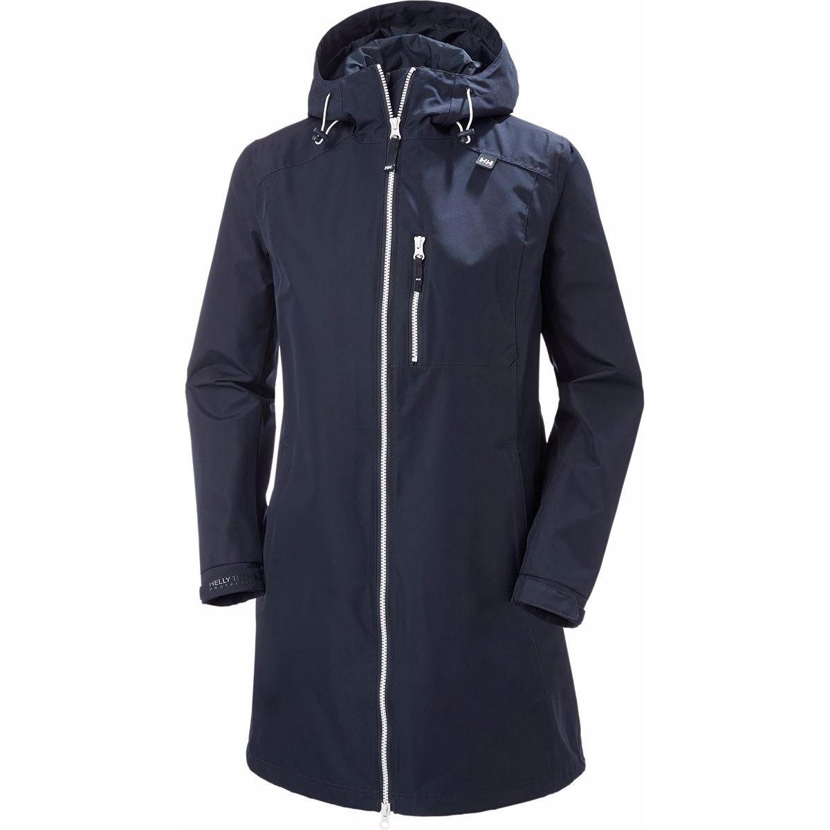 Helly Hansen, Damen, Jacke, Long Belfast Jacke (XL), Blau, XL