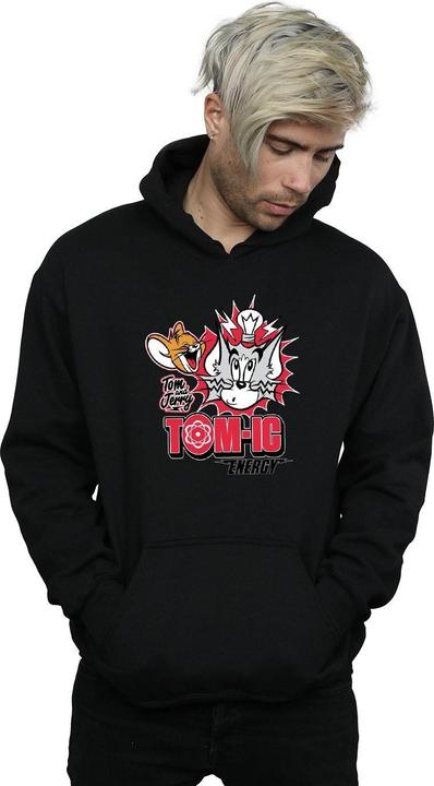 Immagine prodotto Tom & Jerry Tomic Energy Felpa con Cappuccio Uomo (S)