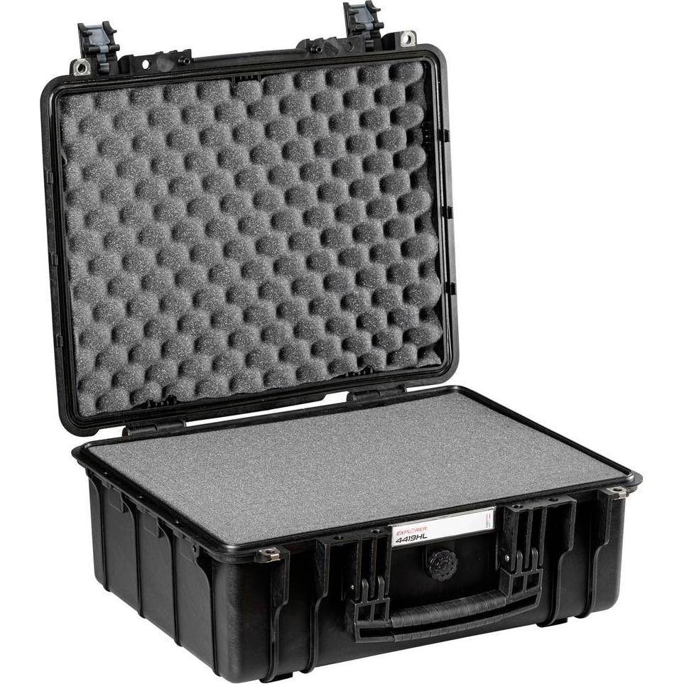 Thumbnail - Explorer Cases, Koffer, 4419HL Koffer Schwarz mit Schaumstoff, Schwarz, (29.20 l)