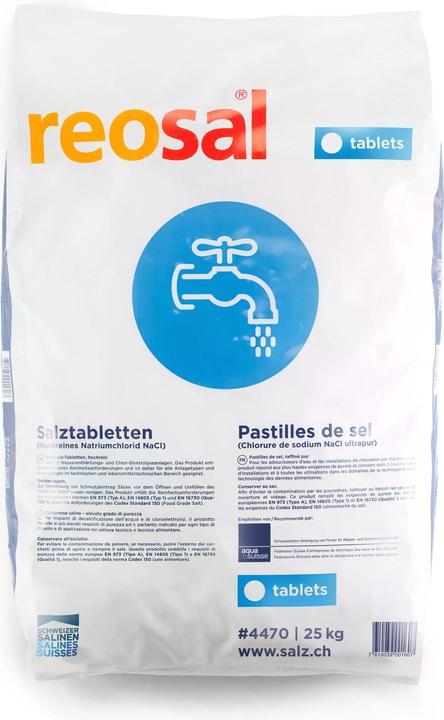 Image du produit Reosal Comprimés de sel régénérant (25000 g)