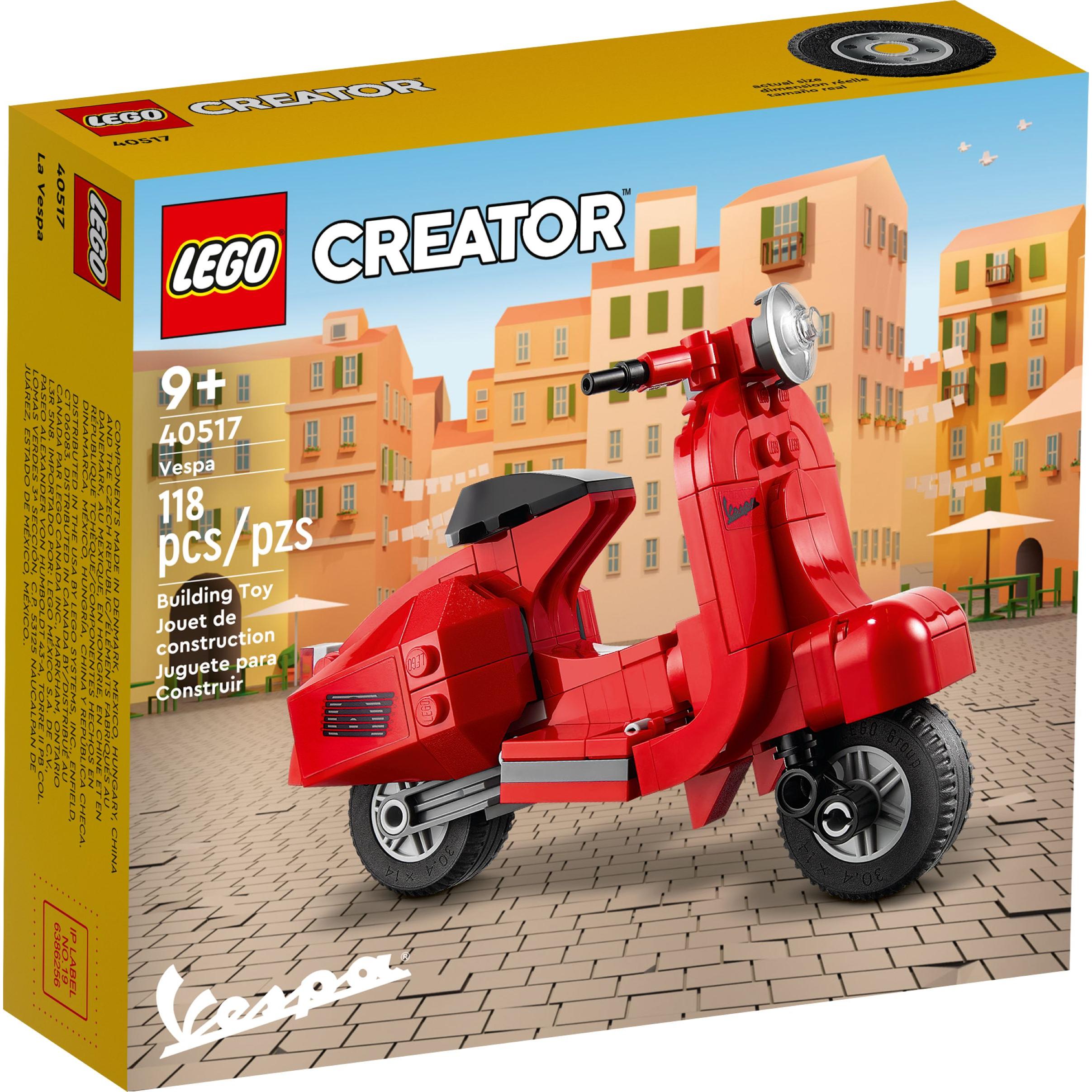 LEGO Vespa Ferrarirot - 40517 NEU! Teile 118x
