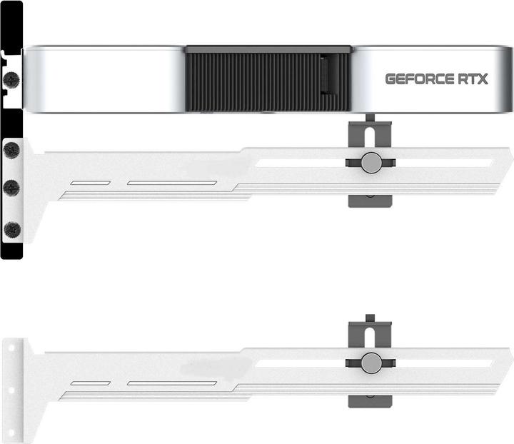 Actual product image 1st Cool 1stCOOL GPU Holder - metal adjustable white VGA holder