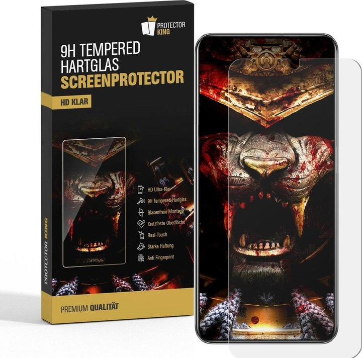 Actual product image Protectorking 2x 3D A++ real tempered 9H armoured glass CLEAR (2 Piece, Samsung Galaxy A32)