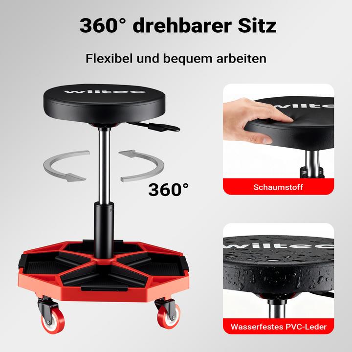 Produktbild Wiltec Werkstatthocker