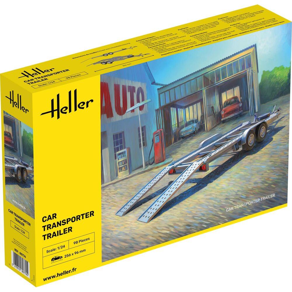 Heller Car Transporter Trailer