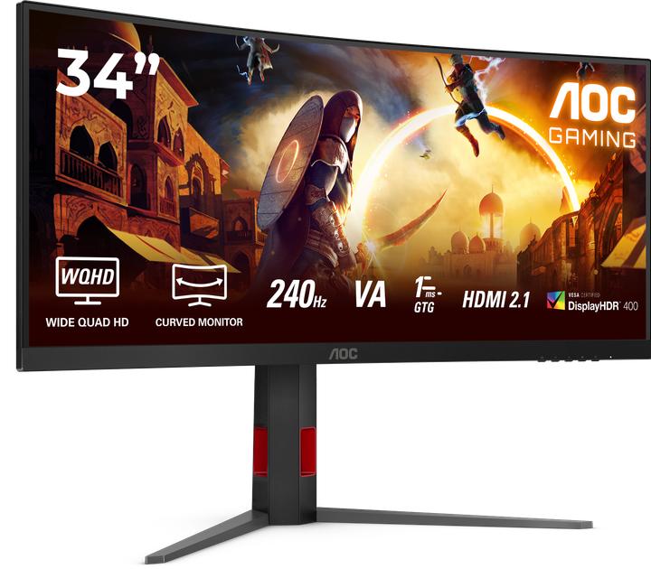 AOC CU34G4Z (3440 x 1440 pixels, 34")