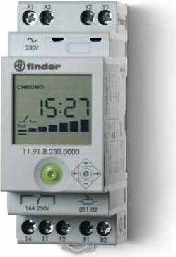 Actual product image Finder Light dependent relay, with timer