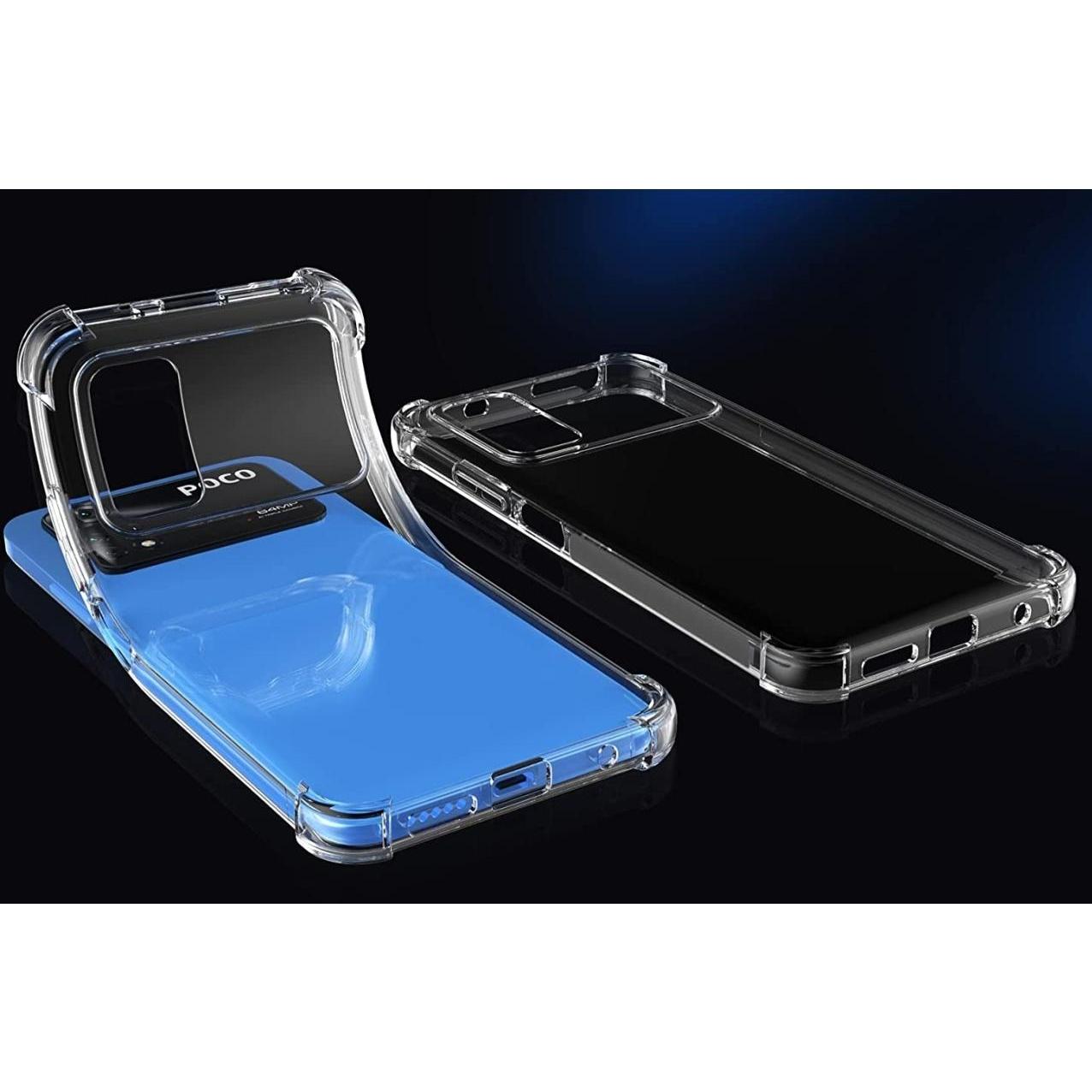 Thumbnail - Screenguard Xiaomi Poco M4 Pro 4G Hülle Crystal Soft Airbag Bumper (Xiaomi Poco M4 Pro), Smartphone Hülle, Transparent
