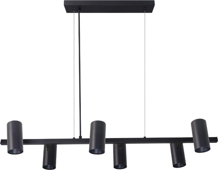 Enovalite LED-Pendelleuchte, schwarz (GU10)