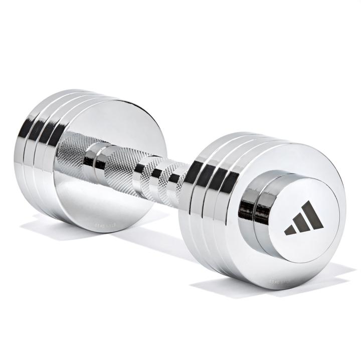 adidas Adjustable Chrome Dumbell (1 x 1 kg - 5 kg)