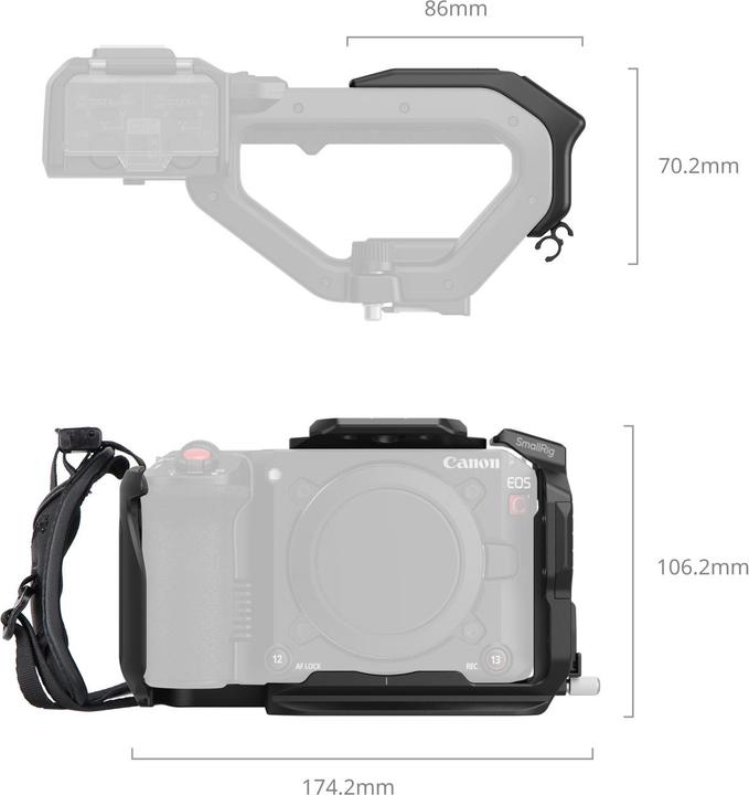 Actual product image SmallRig Cage Kit for Canon EOS C50 (Advanced Edition) With XLR extension (Cage)