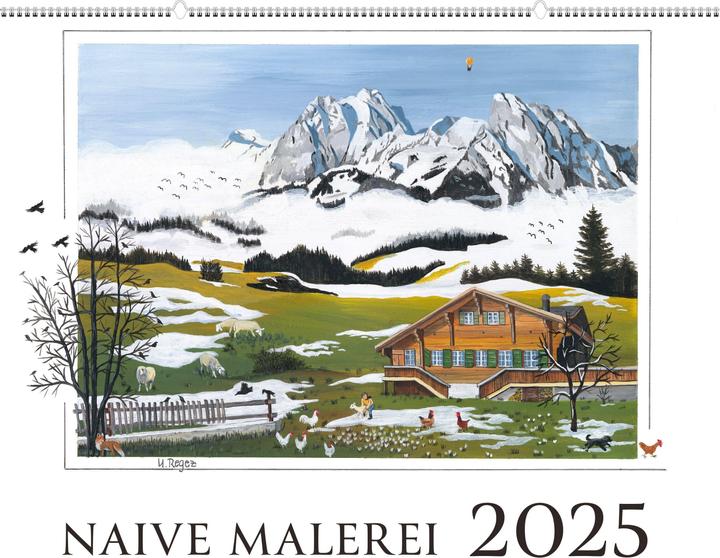 Produktbild Kalender Naive Malerei 2025