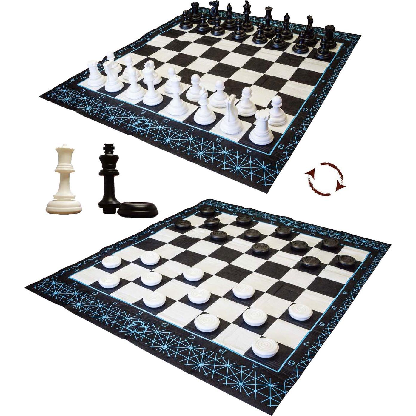 Playfun Mega Schach- und Damespiel