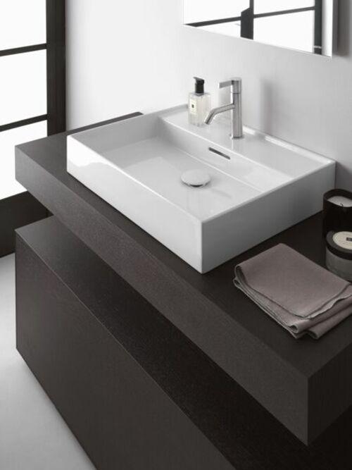 Actual product image Laufen Washbasin KARTELL 500x460mm ubaufä m ÜL 1 HL-Ausf. we ma (460 mm, 500 mm)