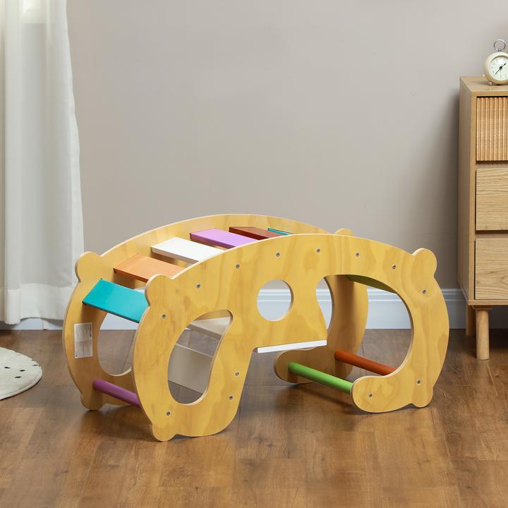 Produktbild Aiyaplay Klettergerüst Kiefernholz, Mehrschichtenplatte Mehrfarbig
