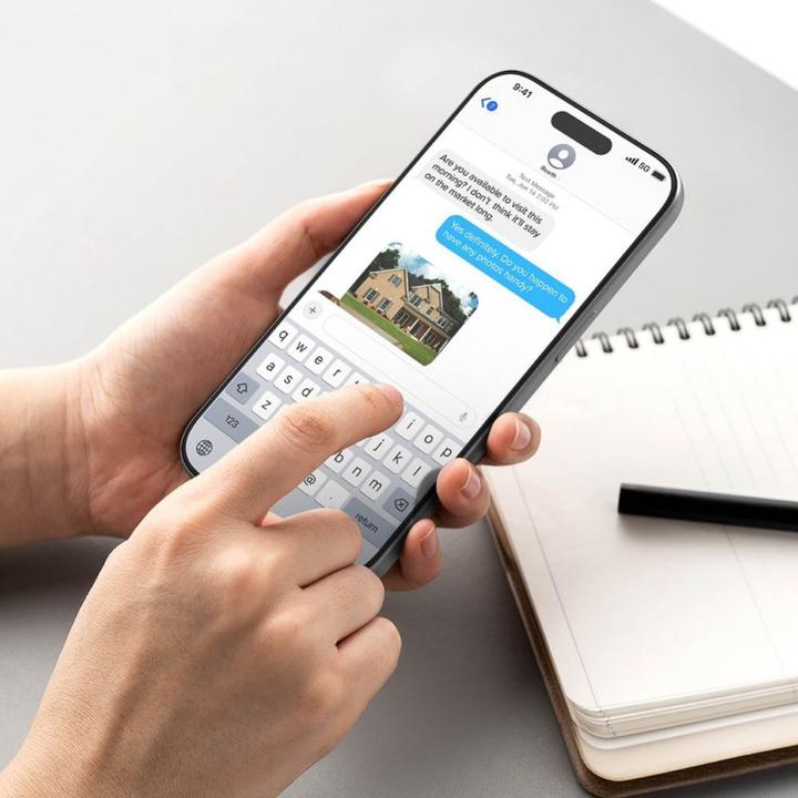 Actual product image Ringke Easy Slide Antireflexion Hartglas Für Iphone 17 Pro Max Klar (Apple iPhone 17 Pro Max)