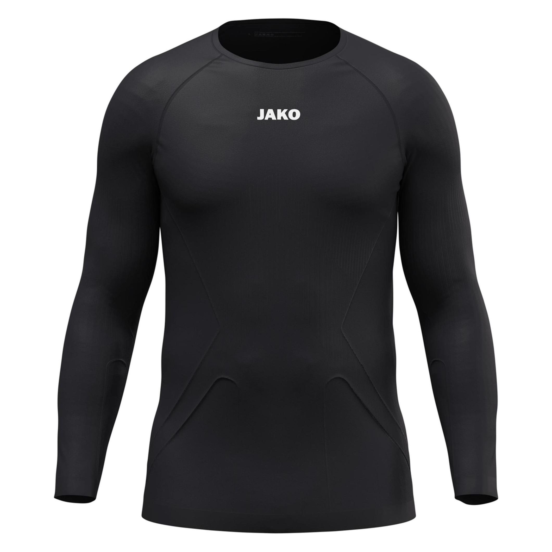 Jako, Unisex, Funktionsshirt, Longsleeve Lightweight (L), Schwarz, L