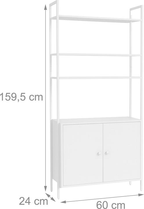 Produktbild Relaxdays Bücherregal (60 x 24 x 159.50 cm)