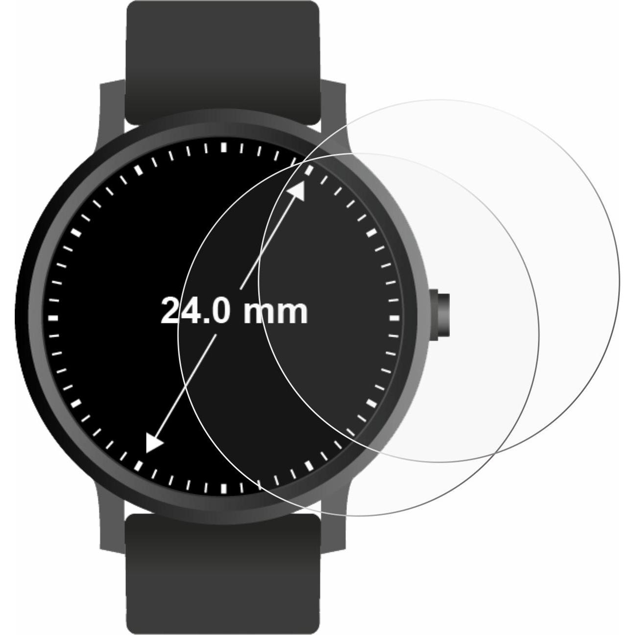 Thumbnail - BROTECT Schutzfolie Displayschutz Klar, Smartwatch Schutzfolie, Transparent