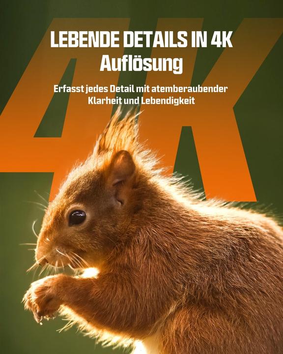 Produktbild Ceyomur CY75 Solar Wildkamera 4K mit Bewegungsmelder und Nachtsicht