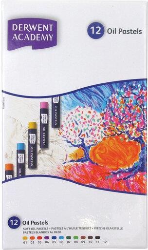 Immagine prodotto Derwent Pastelli ad olio multicolore, 12 pezzi (1 x)