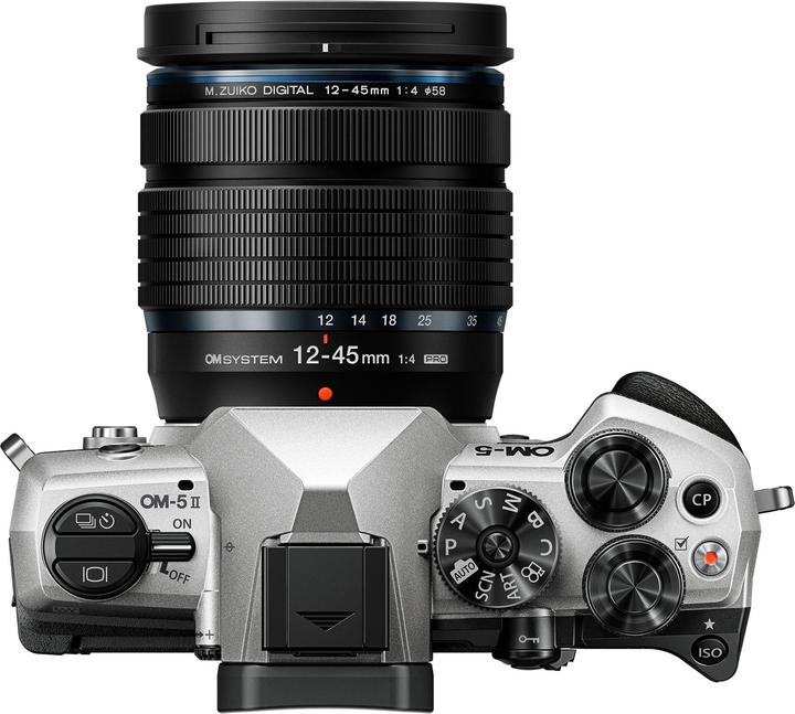 Produktbild OM System OM-5 Mark II 12-45mm PRO Kit SLV (12 - 45 mm, 20.40 Mpx)