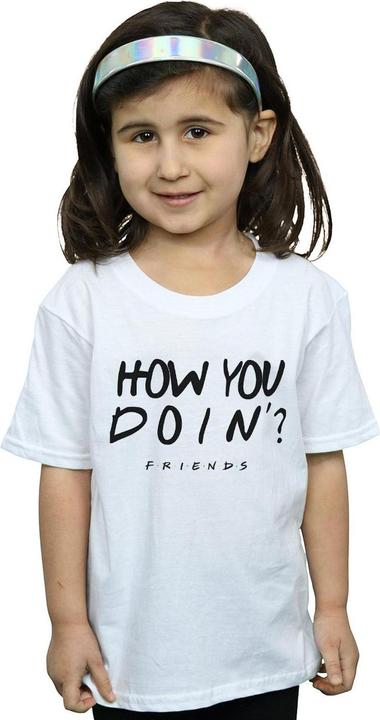 Immagine prodotto Friends How You Doin? Maglietta Ragazze (140, 146)