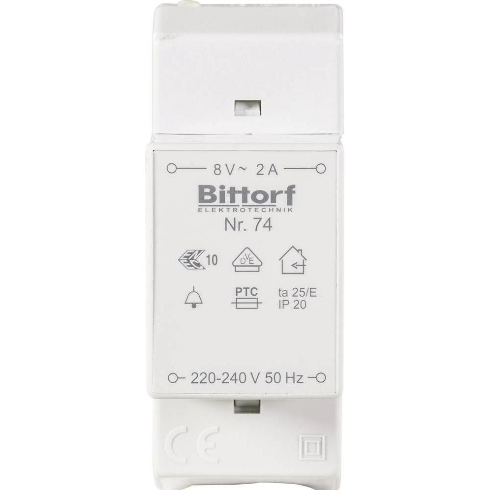 Thumbnail - Bittorf, Zubehör Gebäudesicherheit, Klingel-Transformator 8 V/AC 2