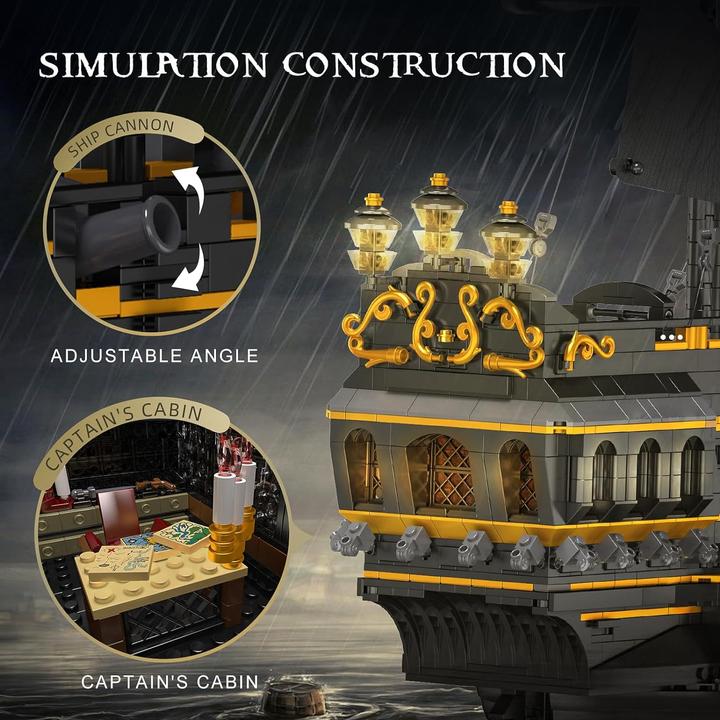 Image du produit Mould King 13186 - Black Pearl 2