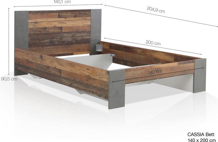 Produktbild Möbel-Eins Cassia (140 x 200 cm)