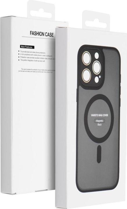 Produktbild OEM Back panel cover VARIETE MAG COVER Case compatible with MagSafe for IPHONE 15 PRO black (Apple iPhone 15 Pro)