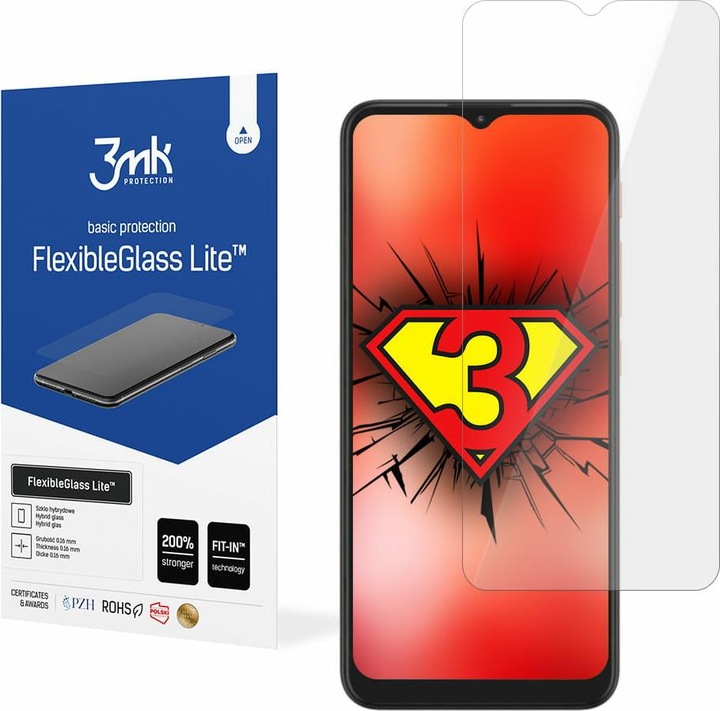 Produktbild 3MK hybrid glass Flexible 2.5D Lite for Motorola Moto G9 Play (1 Stück, Motorola Moto G9 Play)