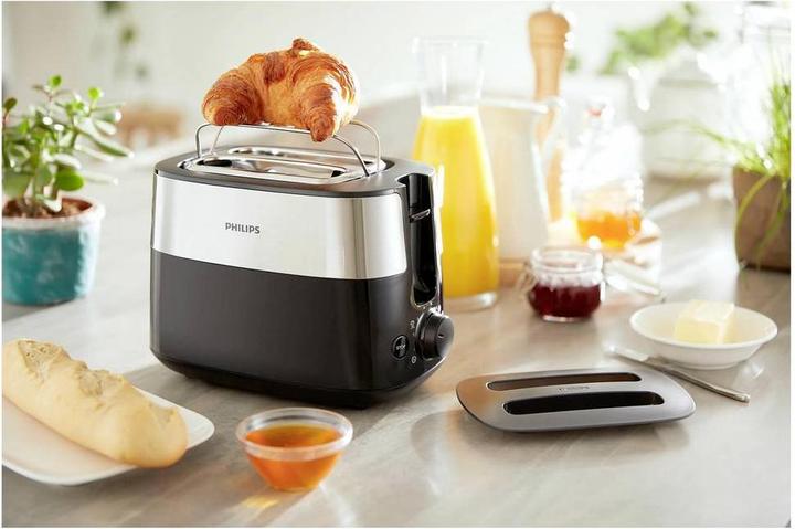 Produktbild Philips Daily Collection HD2517/90 toaster 2 slice(s) Black, Silver