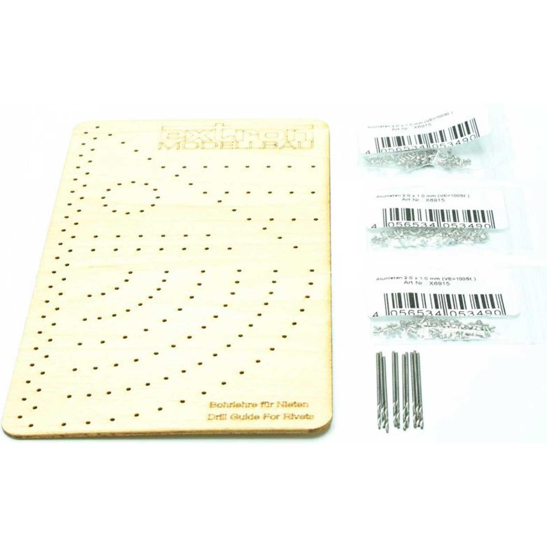 Extron Modellbau, Nieten, Blindniete Alunieten Scale Super 300er Set