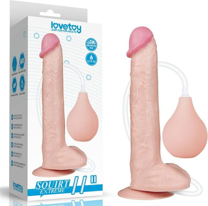 Actual product image Lovetoy Love Toy - Squirt Extreme Dildo 28 cm