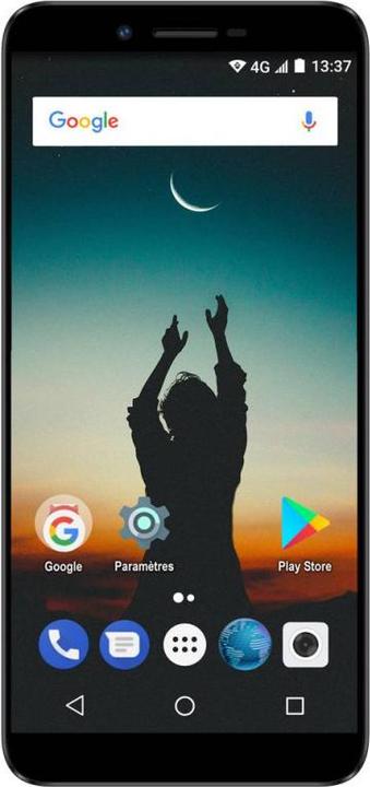 Actual product image Konrow Sky - Android 7.0 - 4G - 5.5" Display - Dual Sim - 16GB, 2GB RAM - Black (16 GB, Black, 5.50", Dual SIM, 4G)
