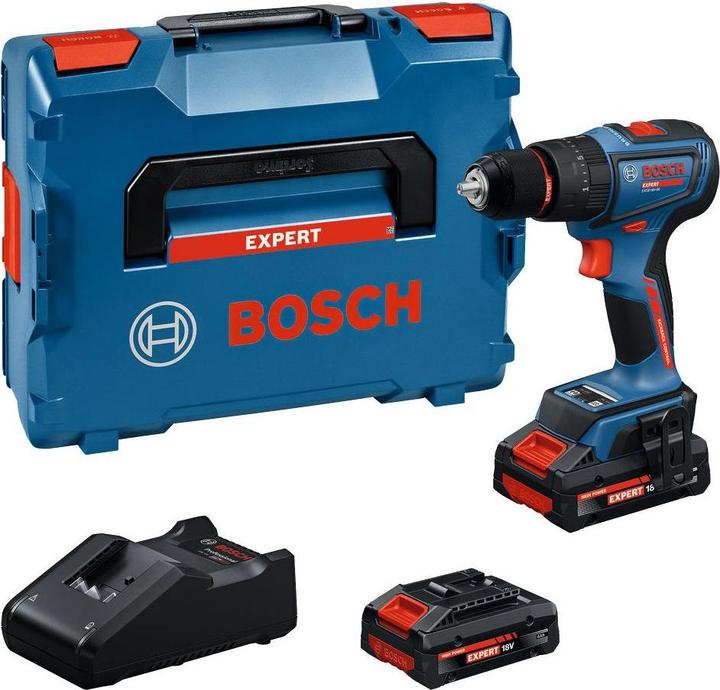 Produktbild Bosch Professional Akku-Schlagbohrschrauber EXSB18V-90, 2 x EXBA18V-40, L-BOXX 136