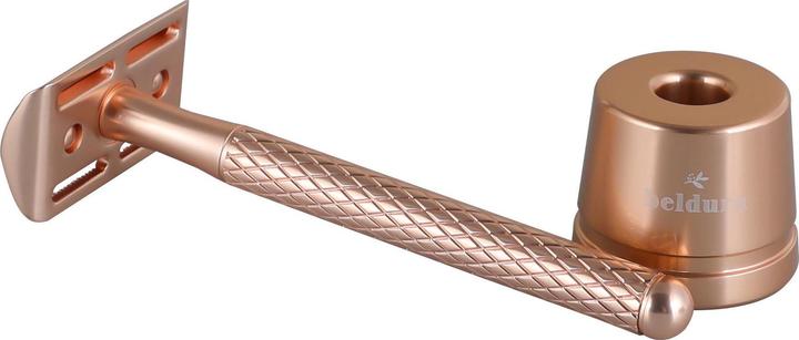 Image du produit Beldura Rasoir doré avec support