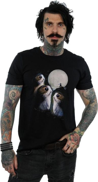 Actual product image Star Wars Mens The Last Jedi Porgs Sunset T-Shirt (S)